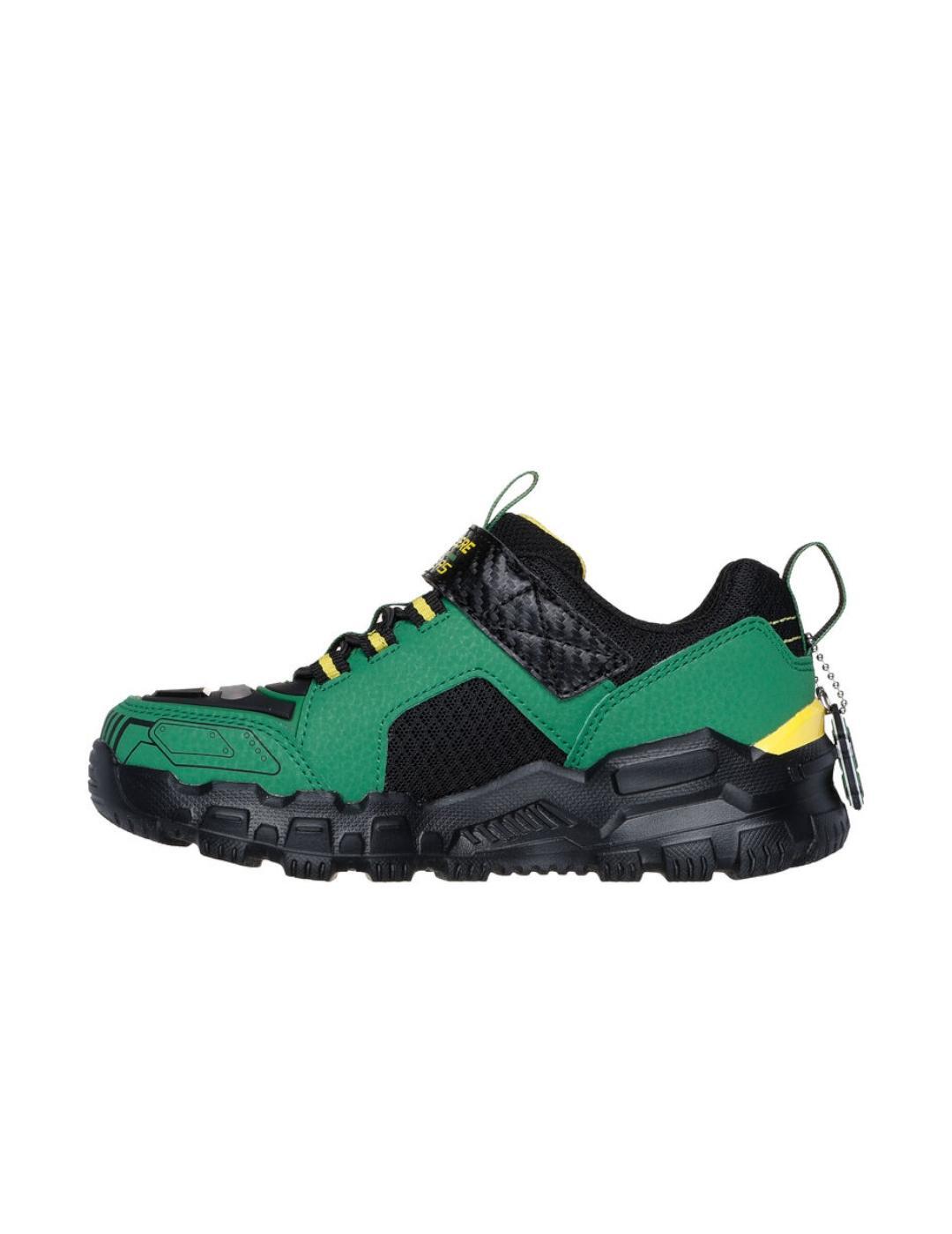 Zapatillas Skechers Lights adventure track Verde 2/5