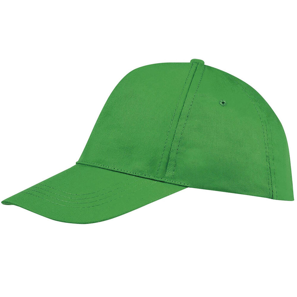 Unisex Buzz 5 Panel Baseball Cap (Kelly Green) 3/5