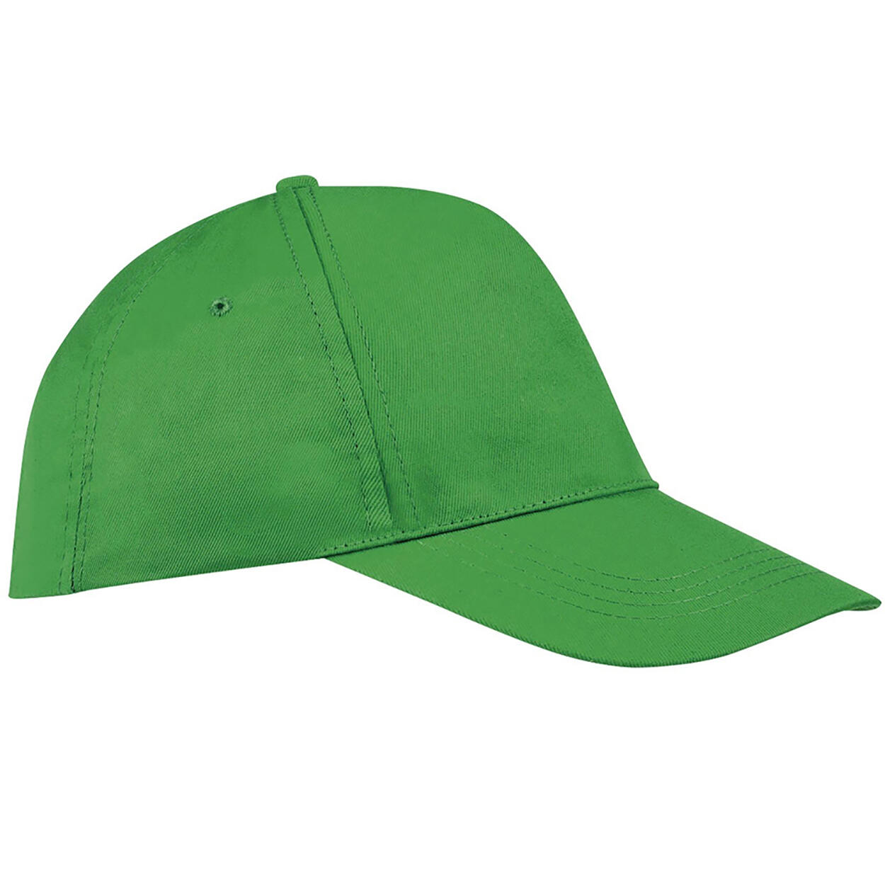 SOL'S Unisex Buzz 5 Panel Baseball Cap (Kelly Green)