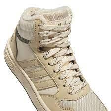Chaussures adidas Hoops 3.0 beige junior 3/4