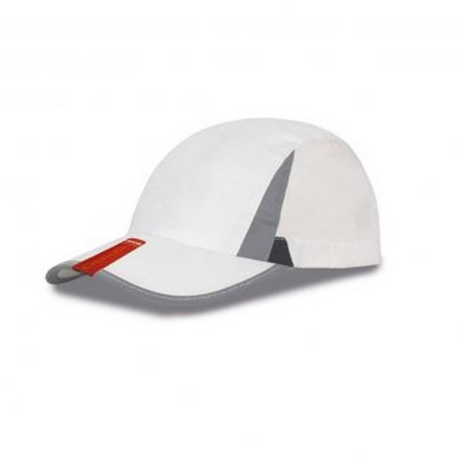 SPIRO Unisex 2 Panel Sport Baseball Cap (White/Black)