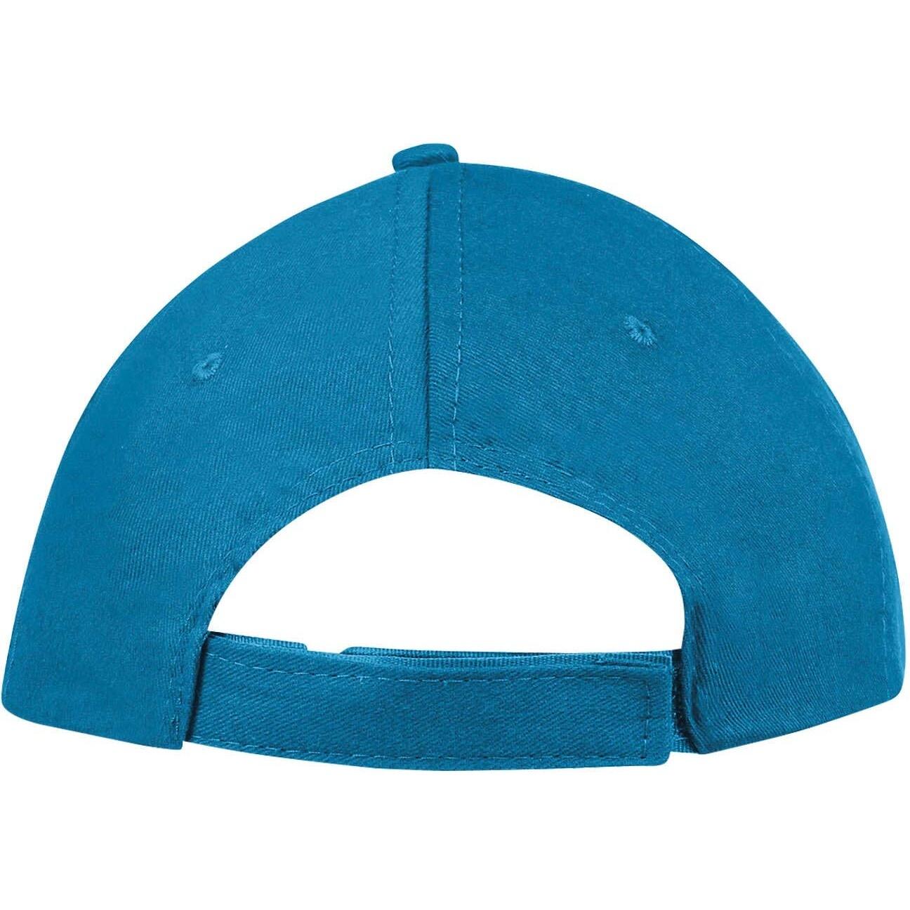 Unisex Sunny 5 Panel Baseball Cap (Aqua) 2/5