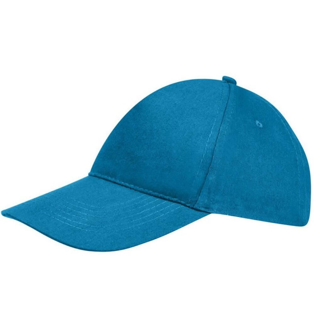 Unisex Sunny 5 Panel Baseball Cap (Aqua) 3/5