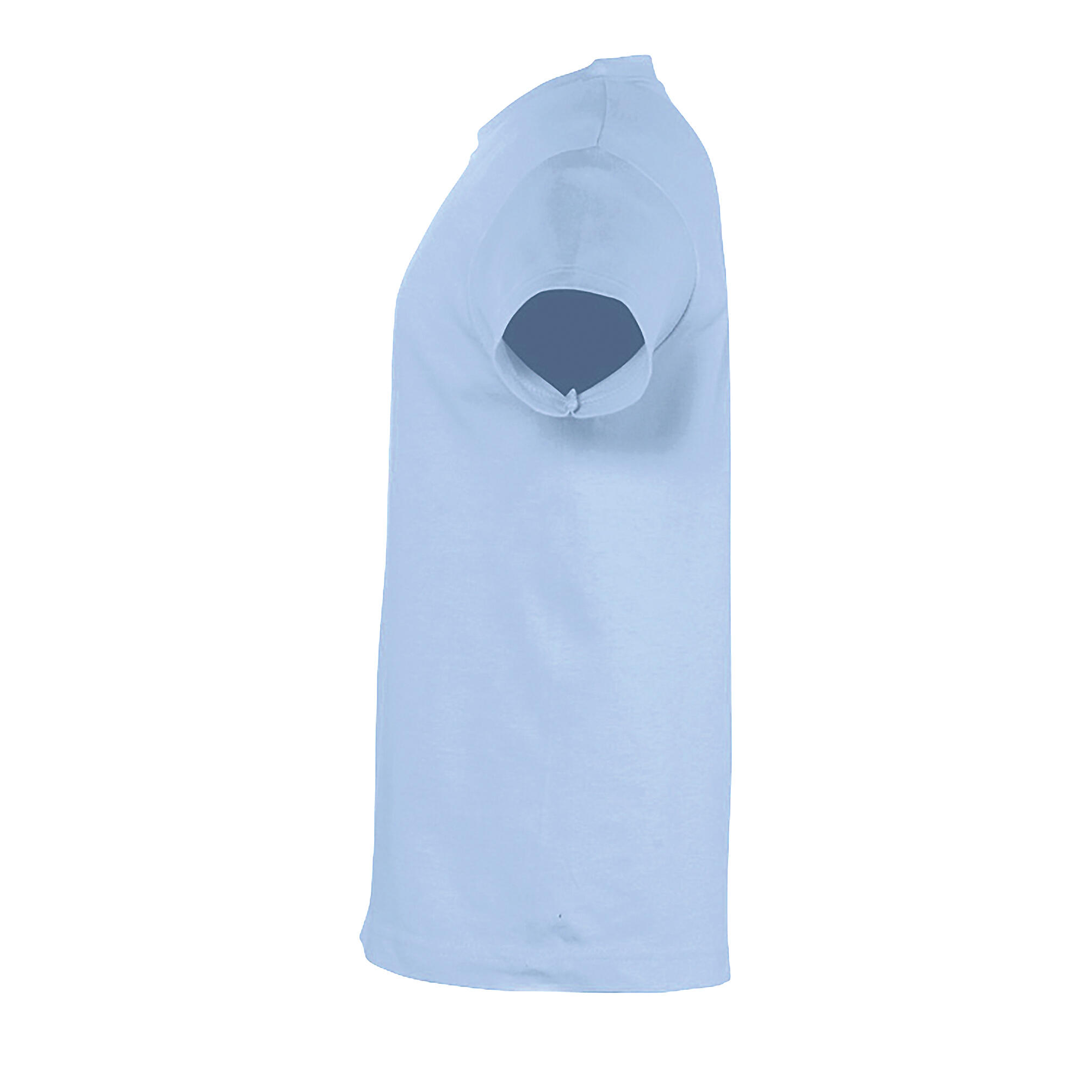 Kids Regent Short Sleeve TShirt (Sky Blue) 3/4