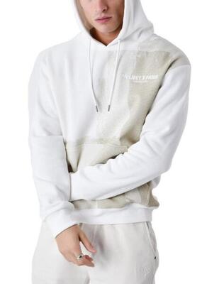 Felpa con cappuccio in pile per uomo Project x paris Club Bianco