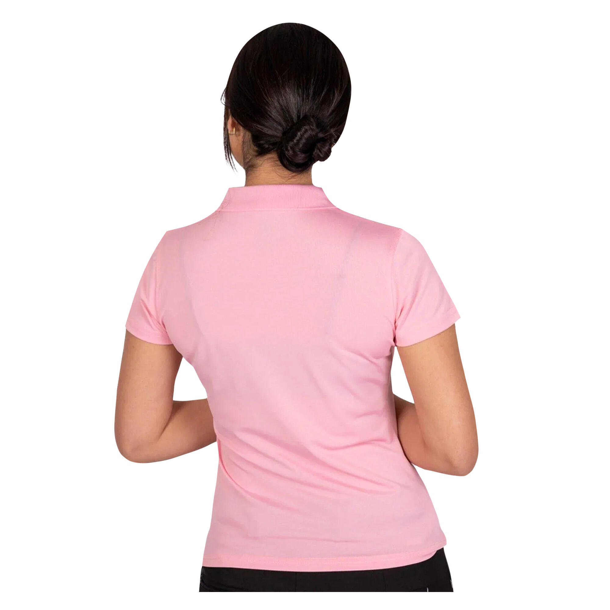 "Classic" Poloshirt für Emblem Damen Bonbonrosa 2/4