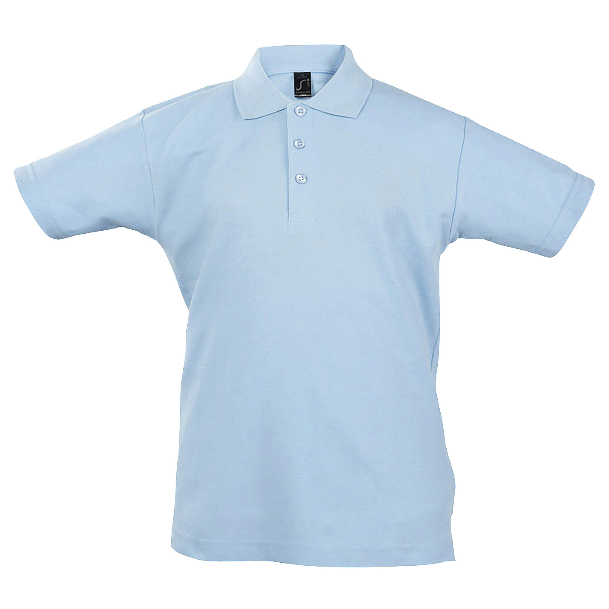 SOL'S Kids Unisex Summer II Pique Polo Shirt (Blue Atoll)