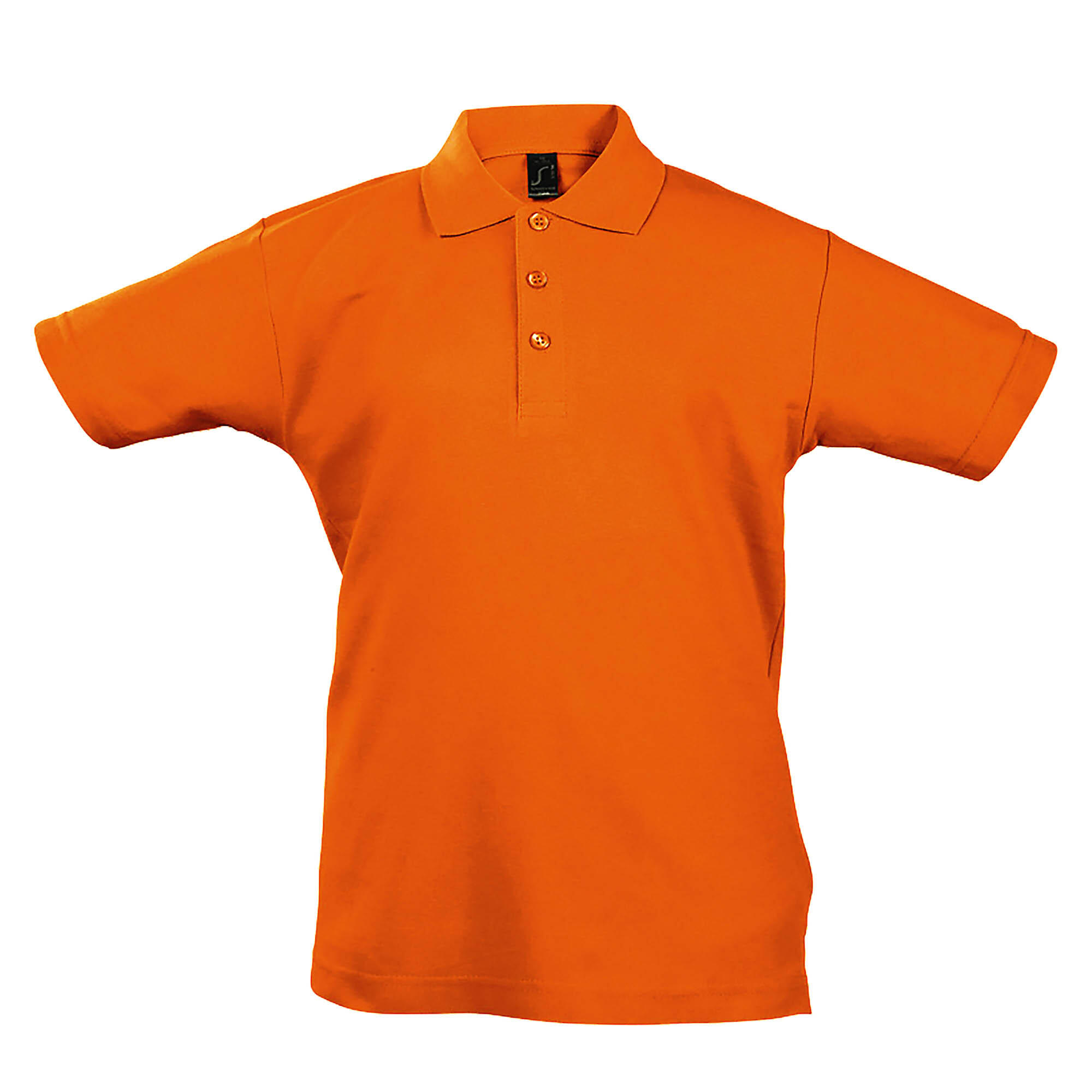 SOL'S Kids Unisex Summer II Pique Polo Shirt (Orange)