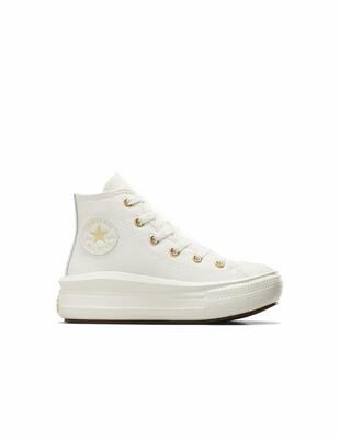 Scarpe da bambina Converse Move Beige