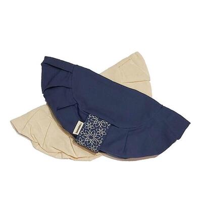 Samarali meditatiekussensloop zafu denim blauw