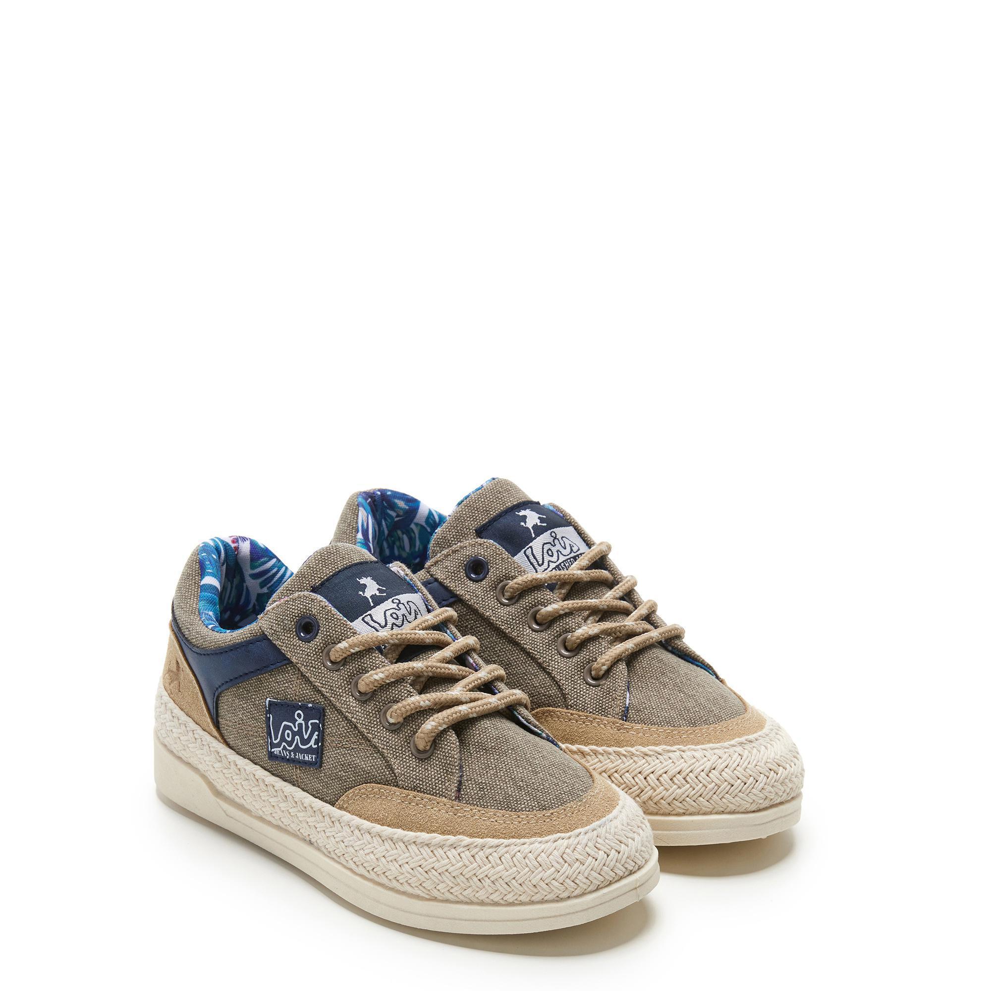 Zapatillas Caminar Niños Lois 60203 Beige con Cordones 2/5
