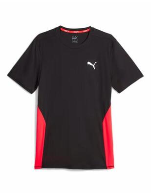 Heren puma run favorite ss zwarte t-shirt