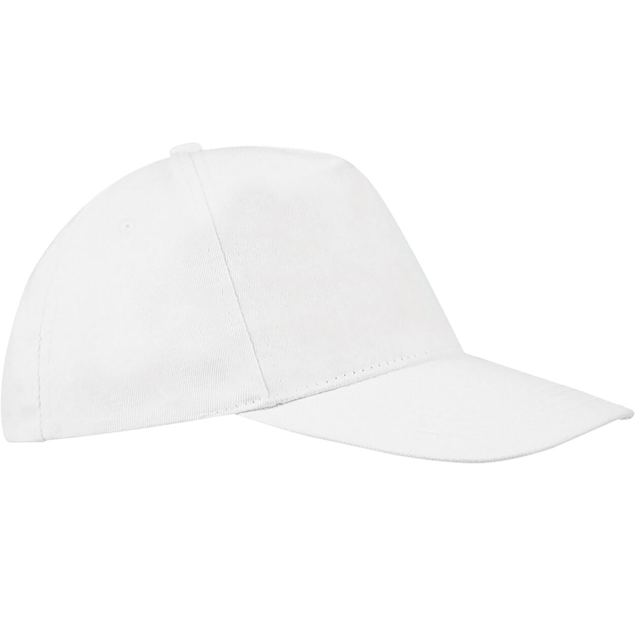SOL'S Unisex Buzz 5 Panel Baseball Cap (White)