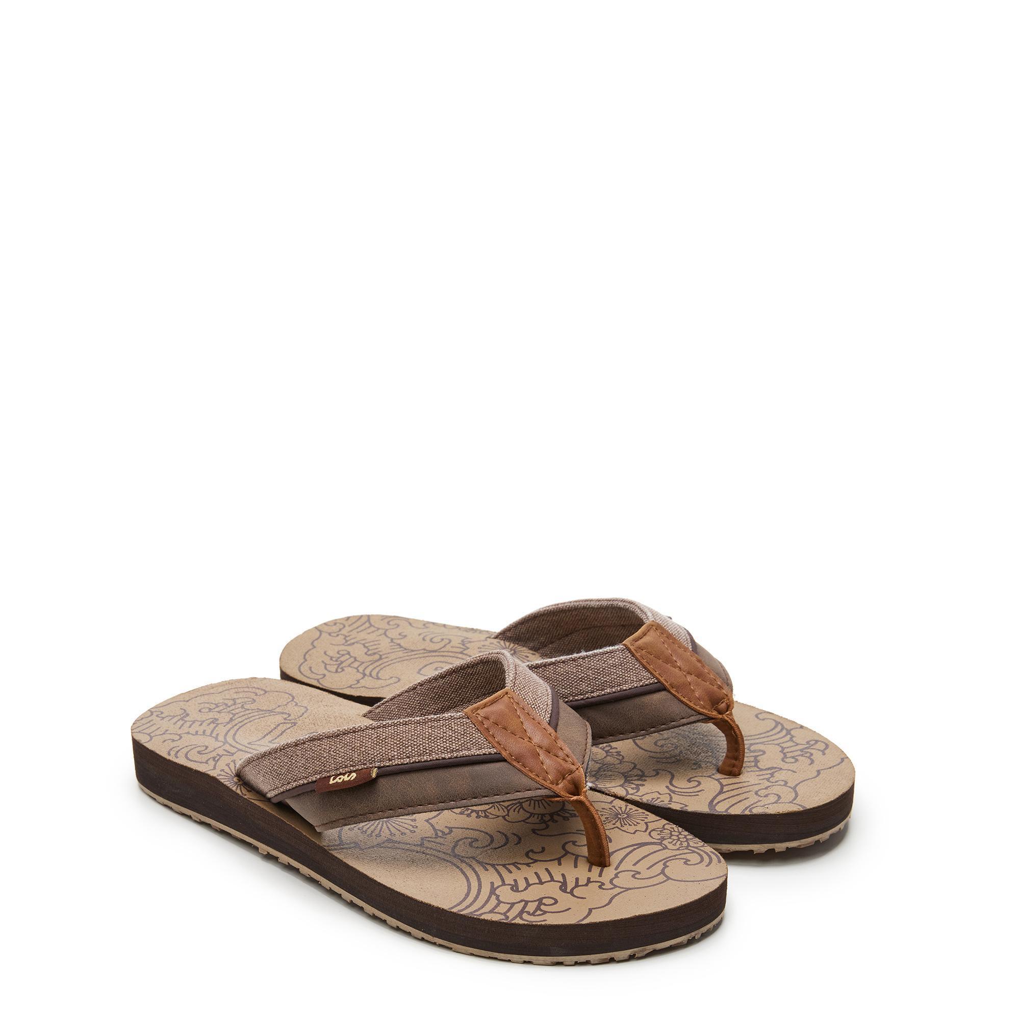 Sandalias de Dedo Hombre Lois 86110 Marrones 2/5