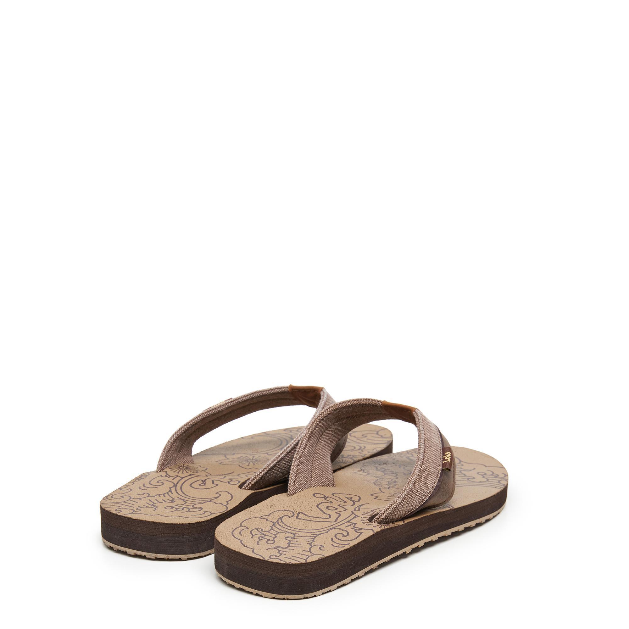 Sandalias de Dedo Hombre Lois 86110 Marrones 3/5