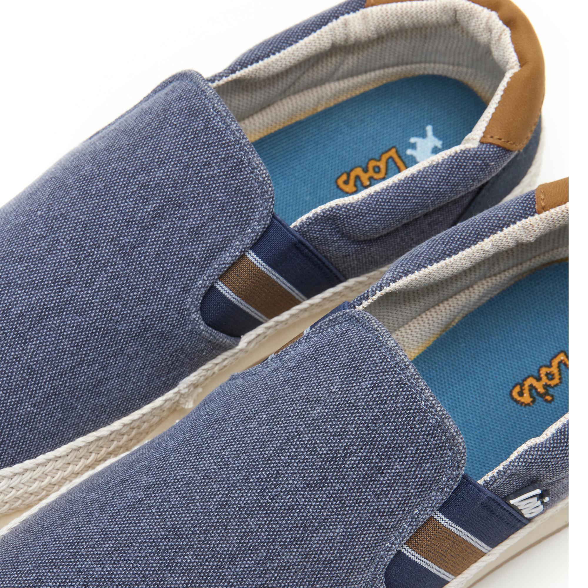 Zapatillas Caminar Hombre Lois 61389 Azul marino sin Cordones 5/5