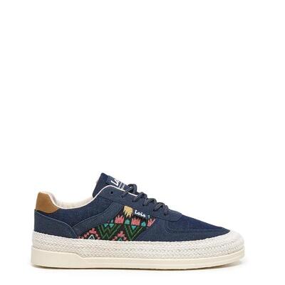 Zapatillas Caminar Hombre Lois 61387 Verdes con Cordones