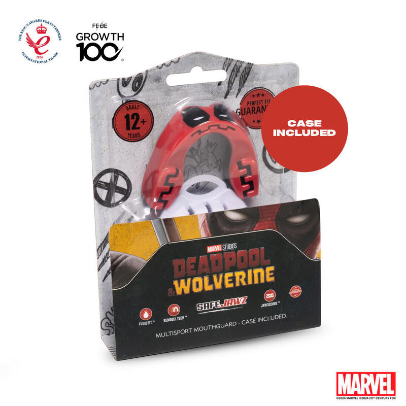 Protège dents Marvel pour adulte SafeJawz Deadpool