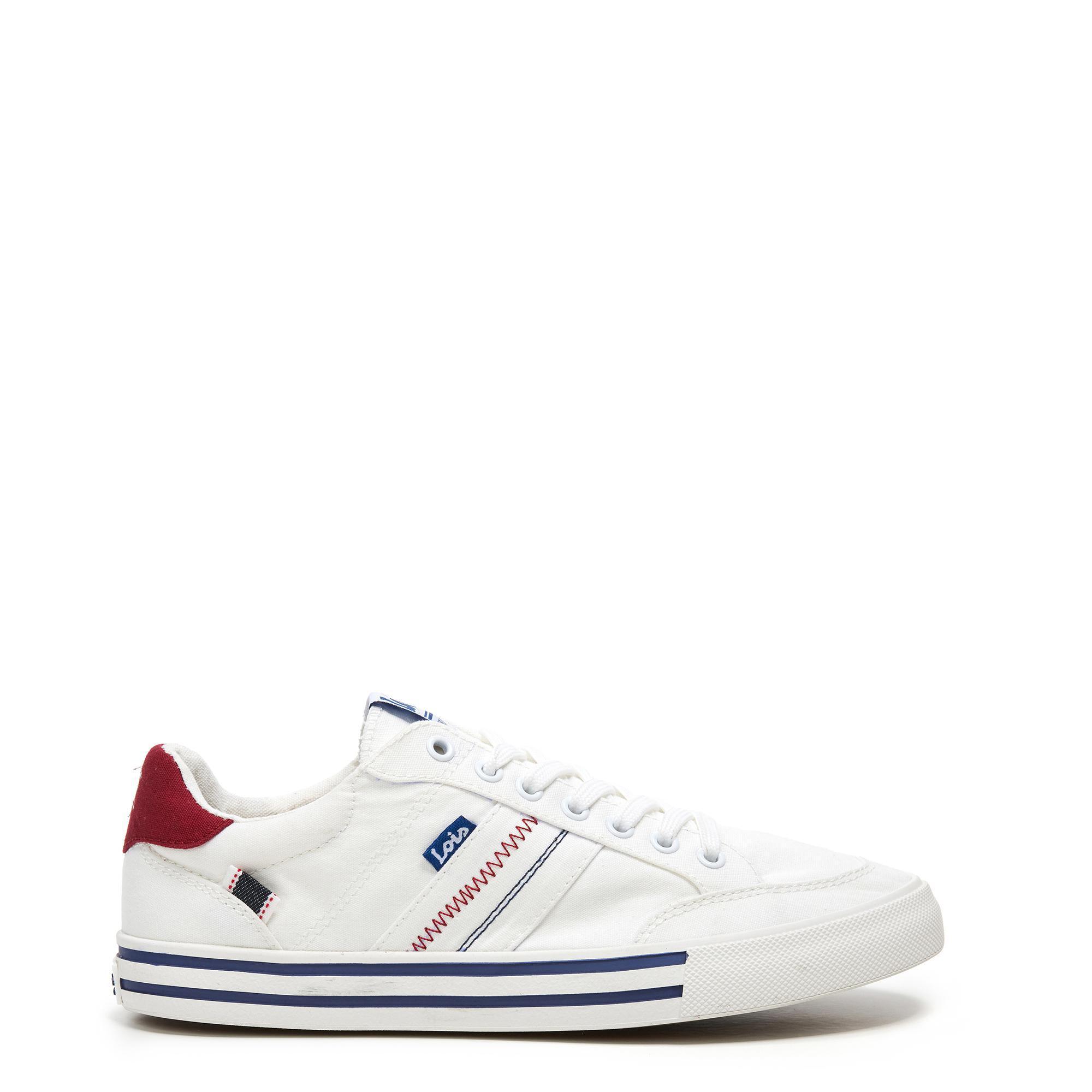 Lois - Chaussure De Randonnée Baskets Homme Lois 61375 Blan - Chaussures De Sport - Blanc|rouge - 44 - Decathlon