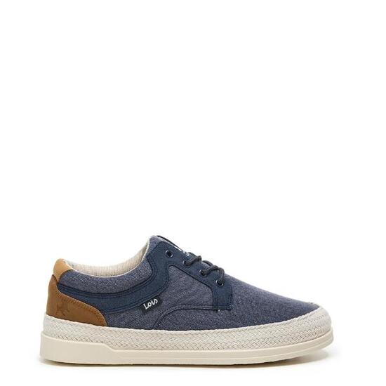 Zapatillas Caminar Hombre Lois 61382 Azules con Cordones
