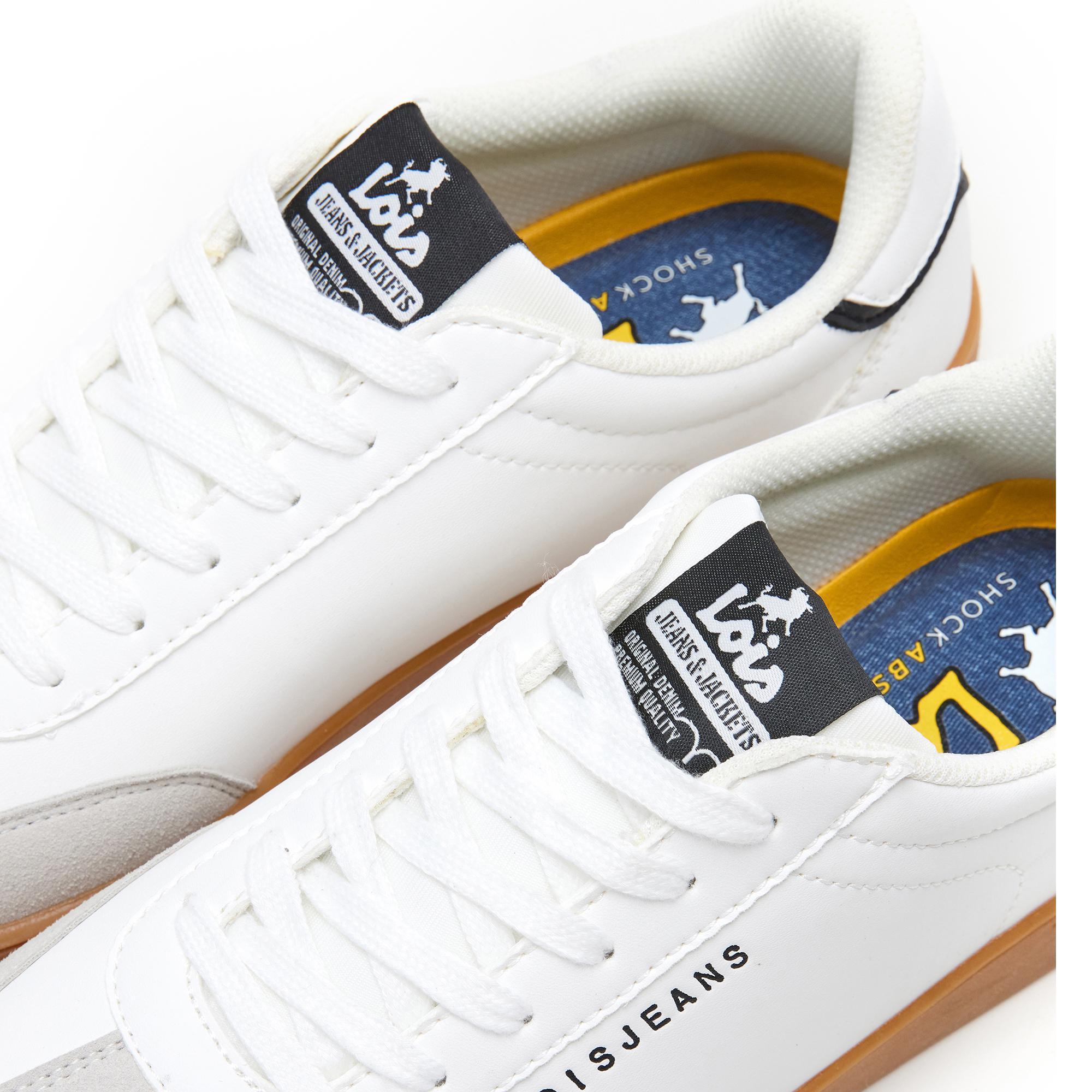 Zapatillas Caminar Hombre Lois 64462 Blancas con Cordones 5/5