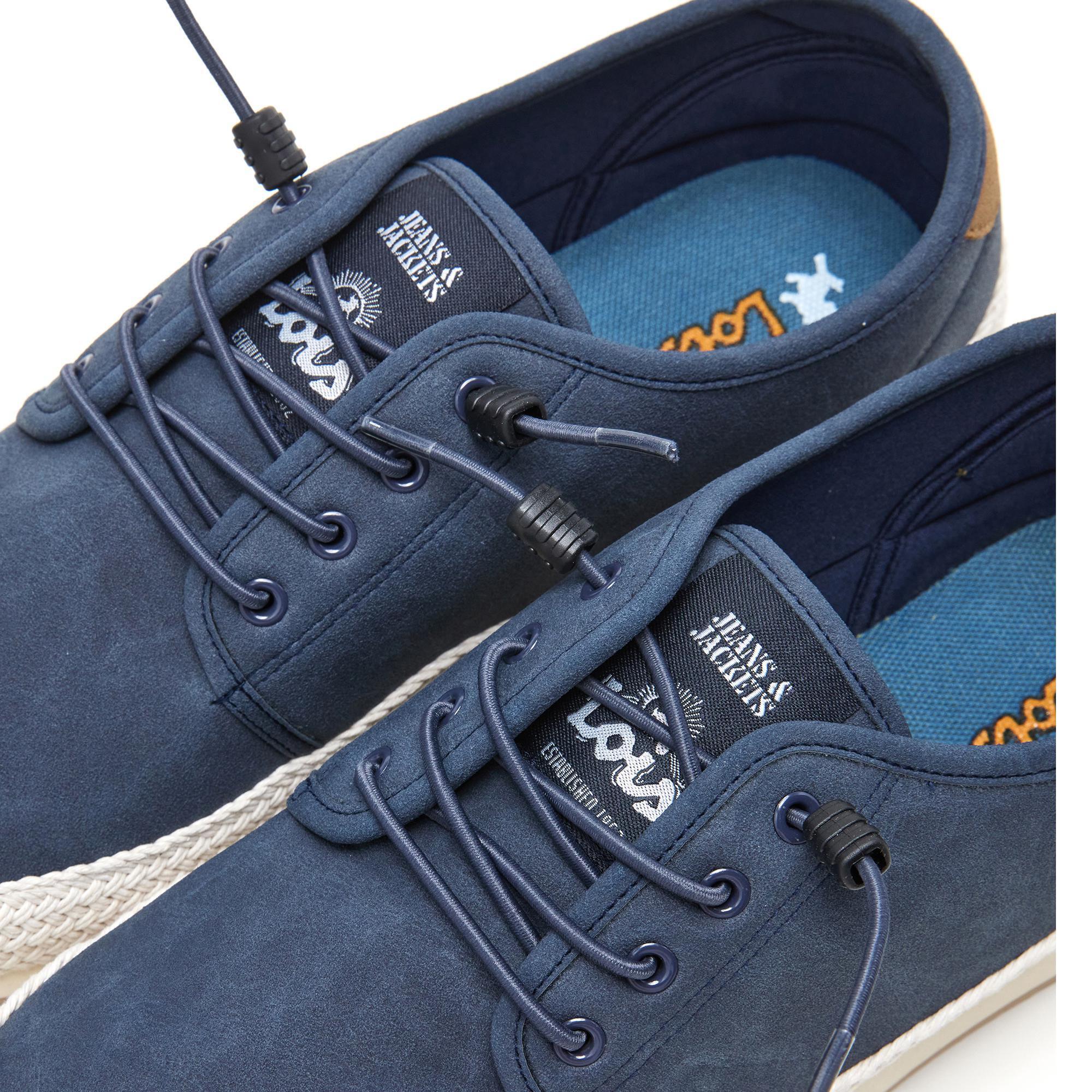 Zapatillas Caminar Hombre Lois 61388 Azul marino con Cordones 5/5