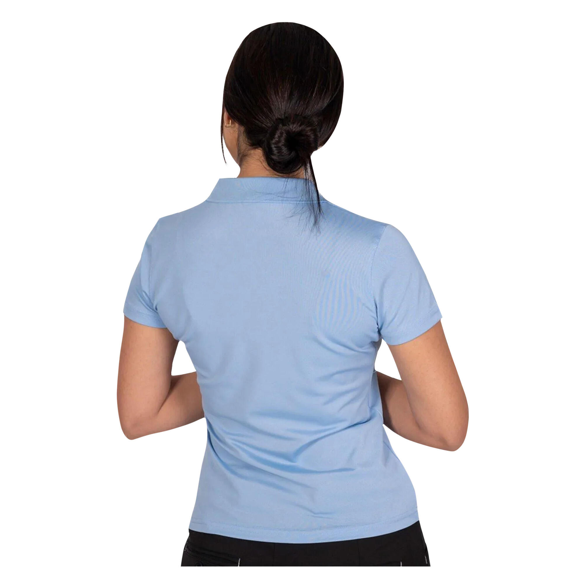 "Classic" Poloshirt für Emblem Damen Cerulean Blau 2/4