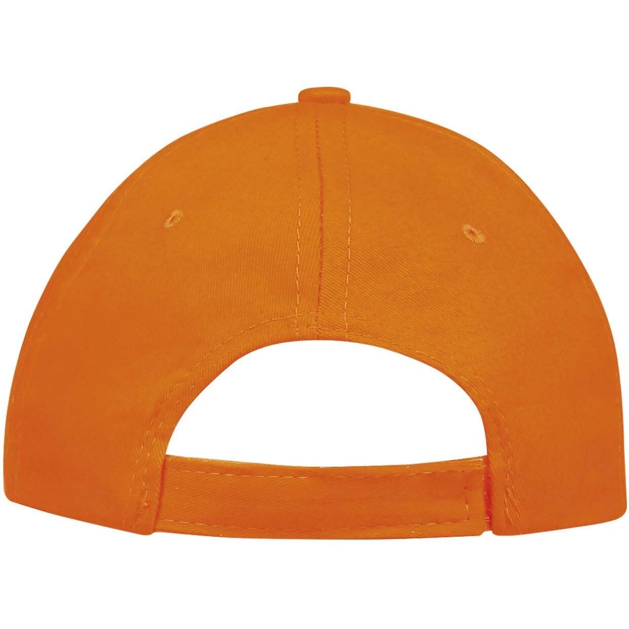 Unisex Sunny 5 Panel Baseball Cap (Orange) 2/5