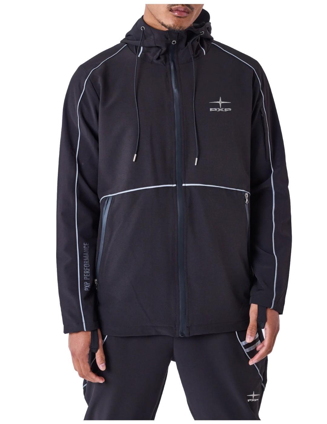 Jaqueta masculina project x paris corta-vento preta.