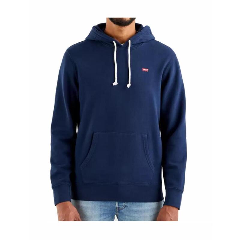 Destock Jeans Sweat Levis Bleu Marine Sweat à Capuche Bleu Marine