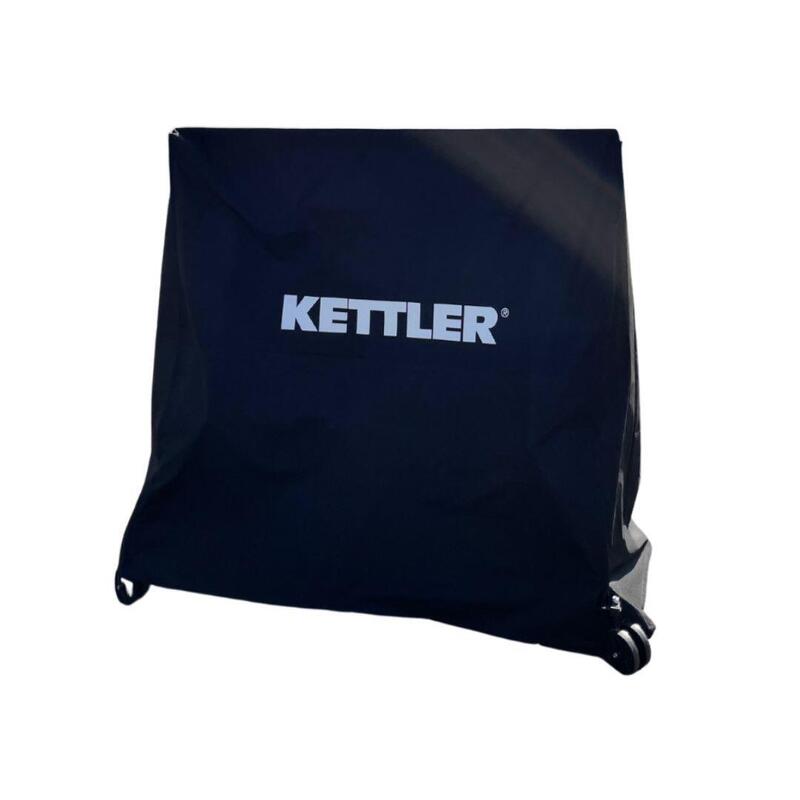 Husa protectie masa de tenis Kettler, rezistenta UV, neagra, fermoar lateral