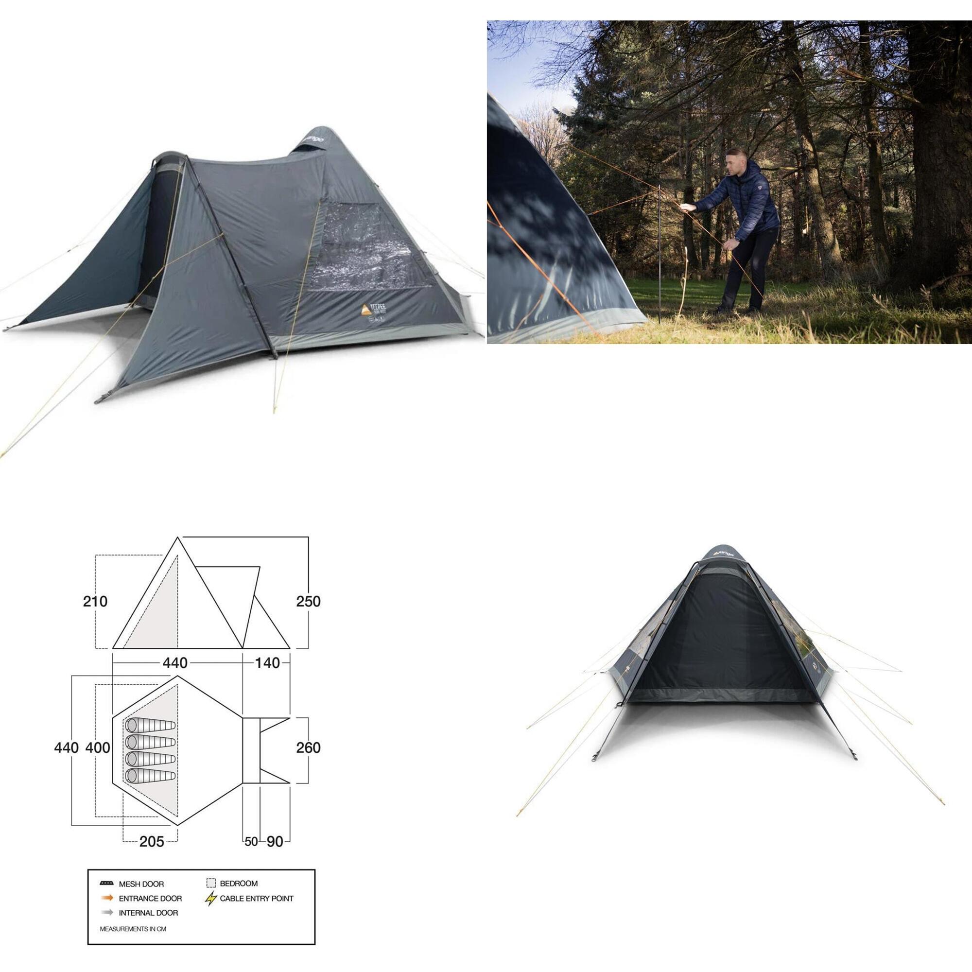 Vango High-Quality Air 400 Teepee Tent 7/7
