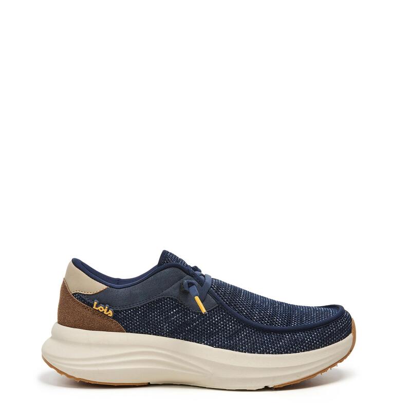 Zapatillas Caminar Hombre Lois 64465 Azul marino con Cordones