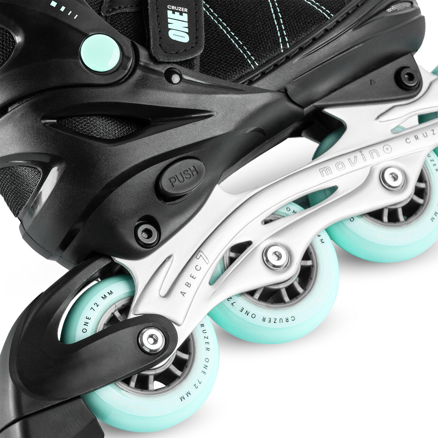Movino Cruzer One UT-M714 patines de fitness ajustables para niños, menta 6/7