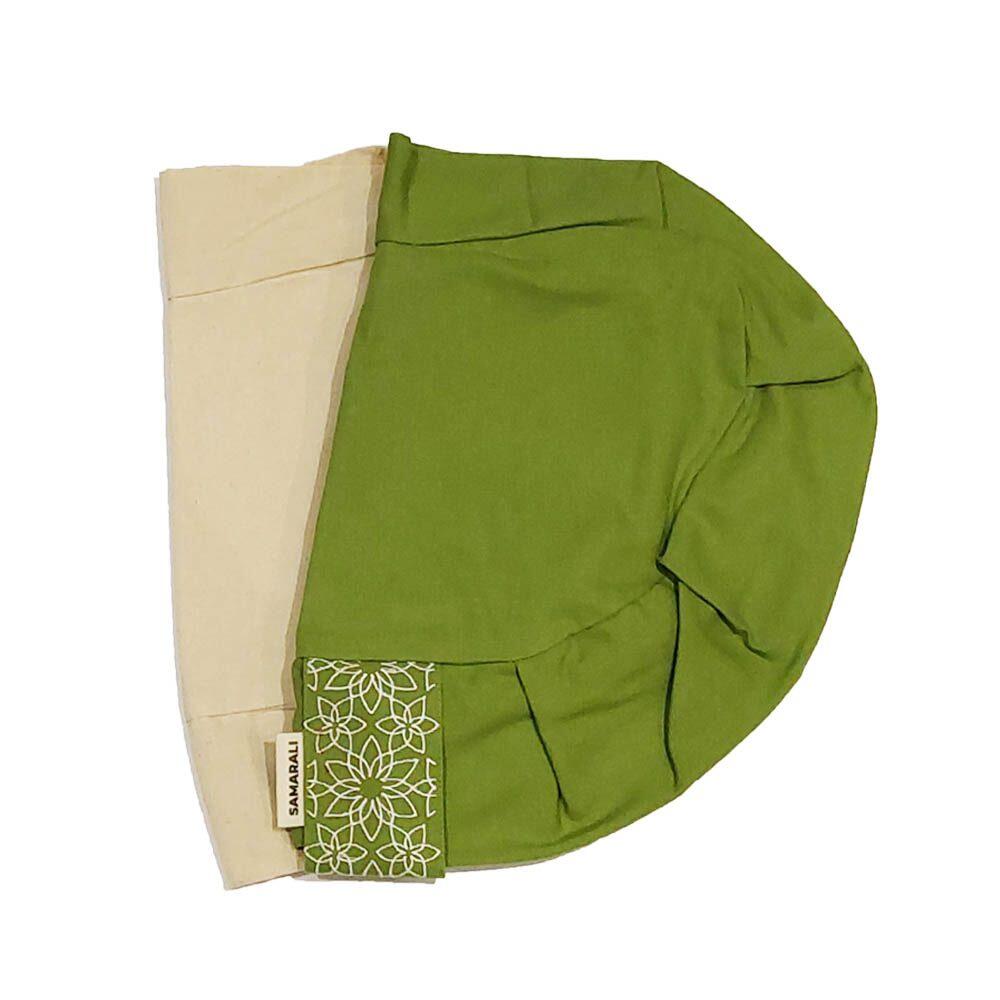 Crescent Meditation cushion covers - Green