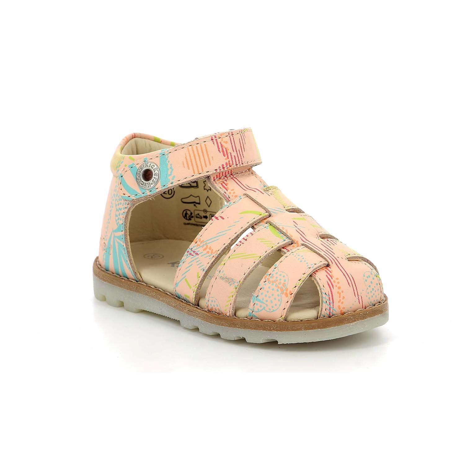 Sandały dziecięce Kickers NONOPI ROSE SUNSHINE 3/5