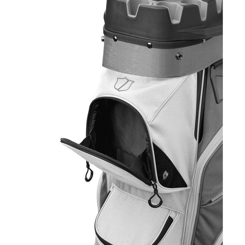 Sac de golf I-Lock - Sac chariot - Gris Blanc Noir