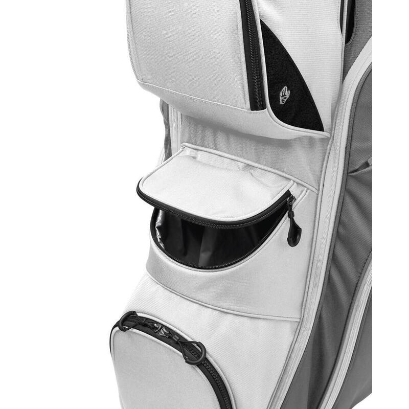 Sac de golf I-Lock - Sac chariot - Gris Blanc Noir