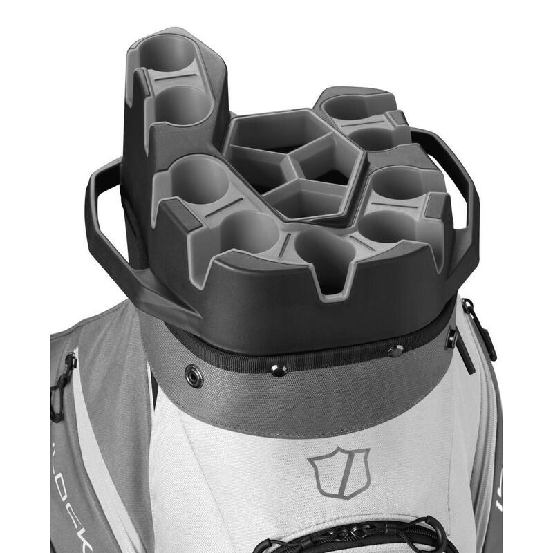 Sac de golf I-Lock - Sac chariot - Gris Blanc Noir