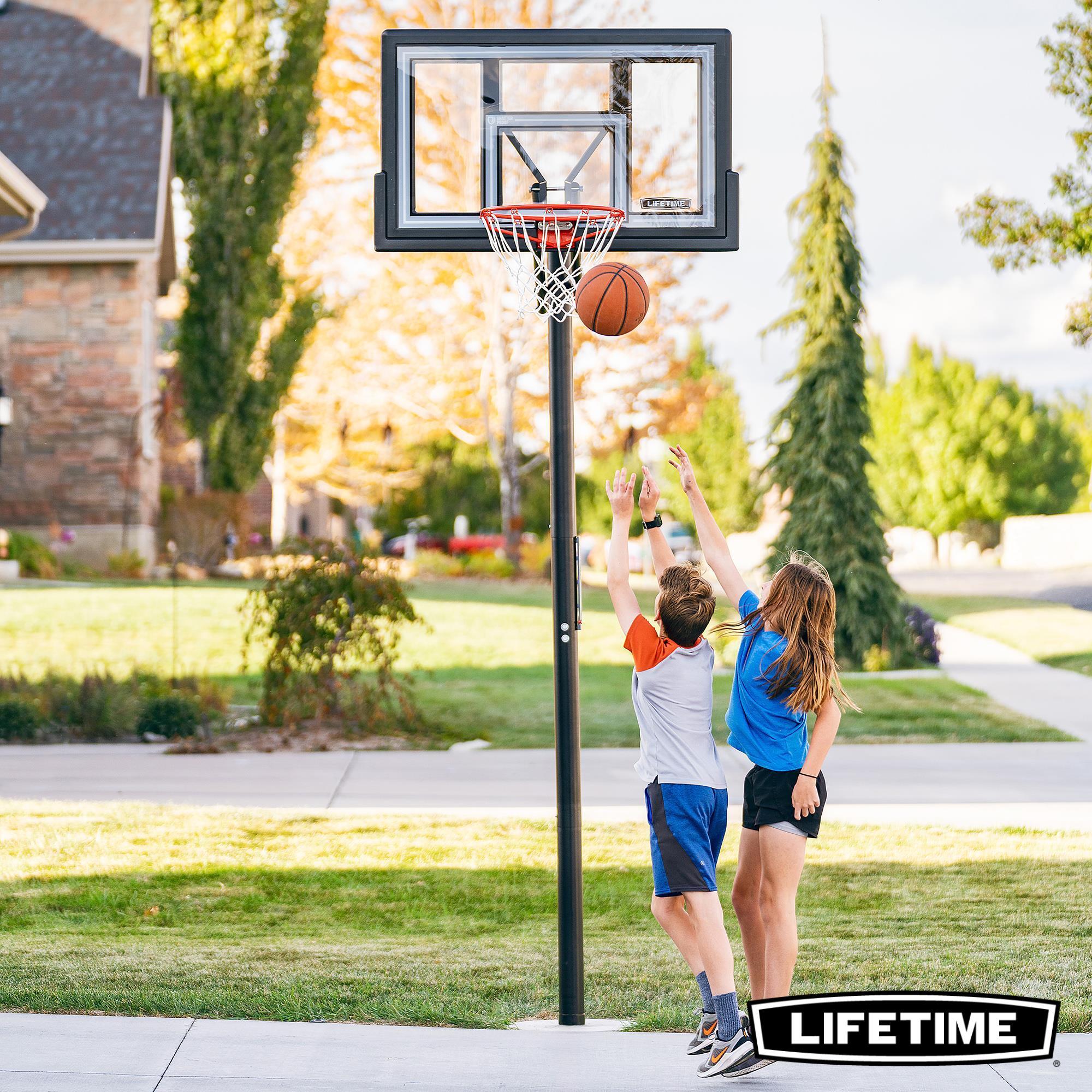 Basketball Basketballkorb Inground höhenverstellbar 229–305 cm LIFETIME 1084 5/6
