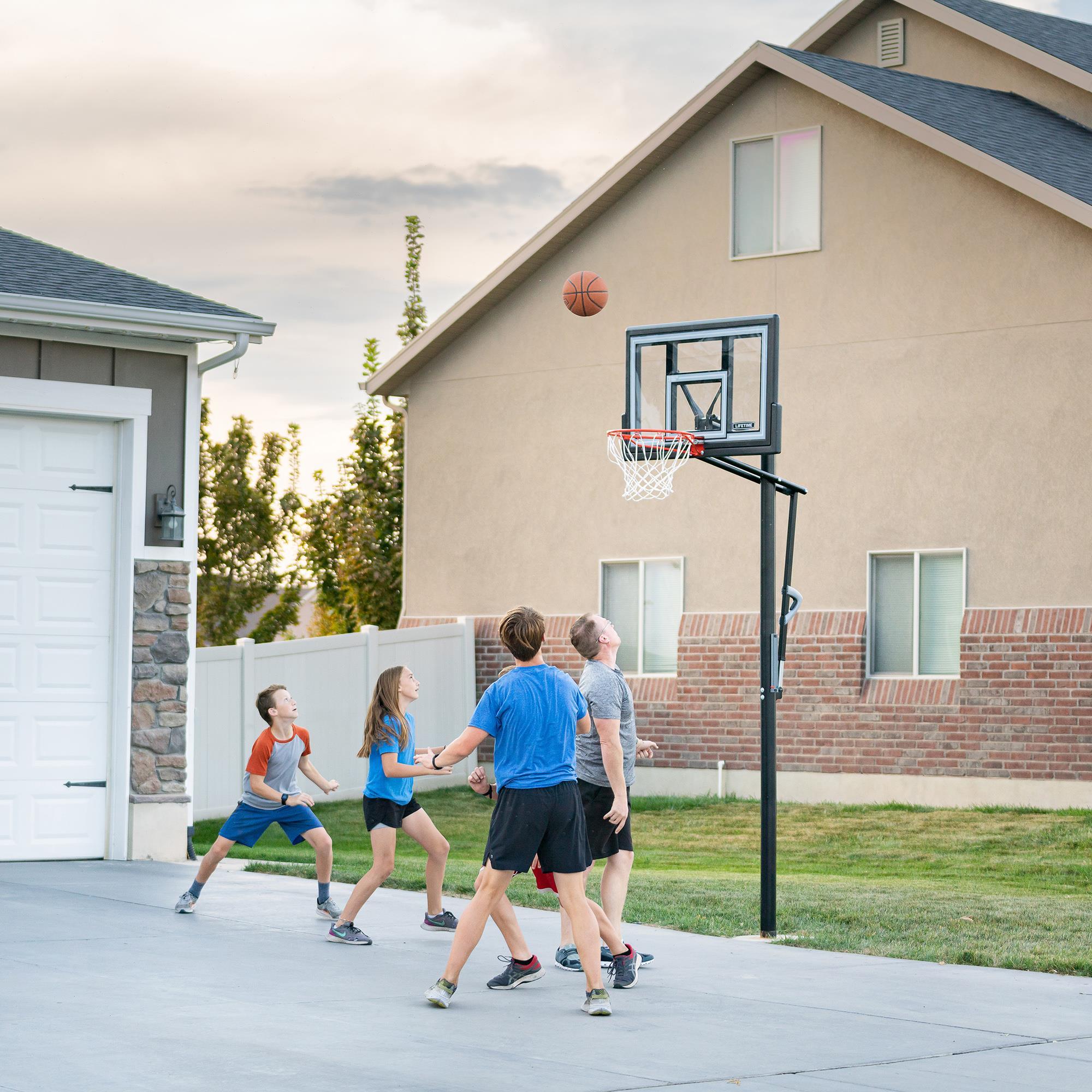 Basketball Basketballkorb Inground höhenverstellbar 229–305 cm LIFETIME 1084 6/6