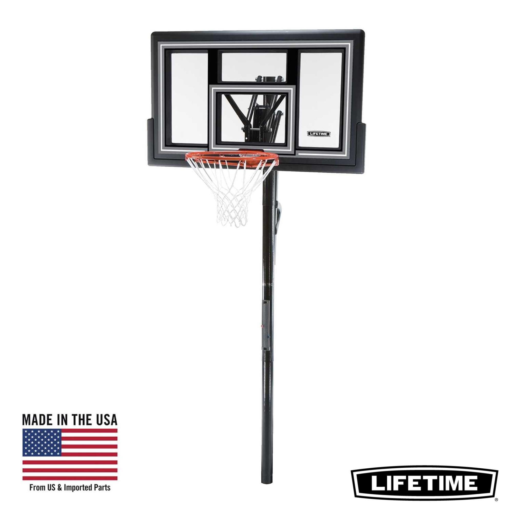 Basketball Basketballkorb Inground höhenverstellbar 229–305 cm LIFETIME 1084 1/6