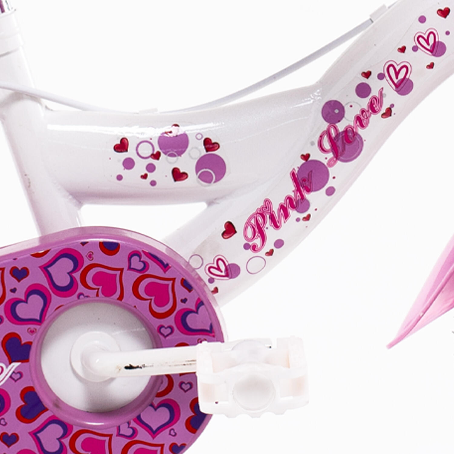 SCH Pink Love 12“ Mädchenfahrrad mit Zubehör 4/5