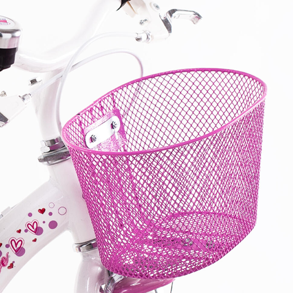 Rowerek dziewczęcy SCH Pink Love 14” z akcesoriami