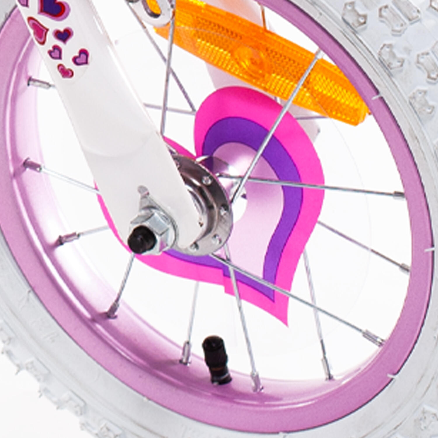 SCH Pink Love 12“ Mädchenfahrrad mit Zubehör 3/5