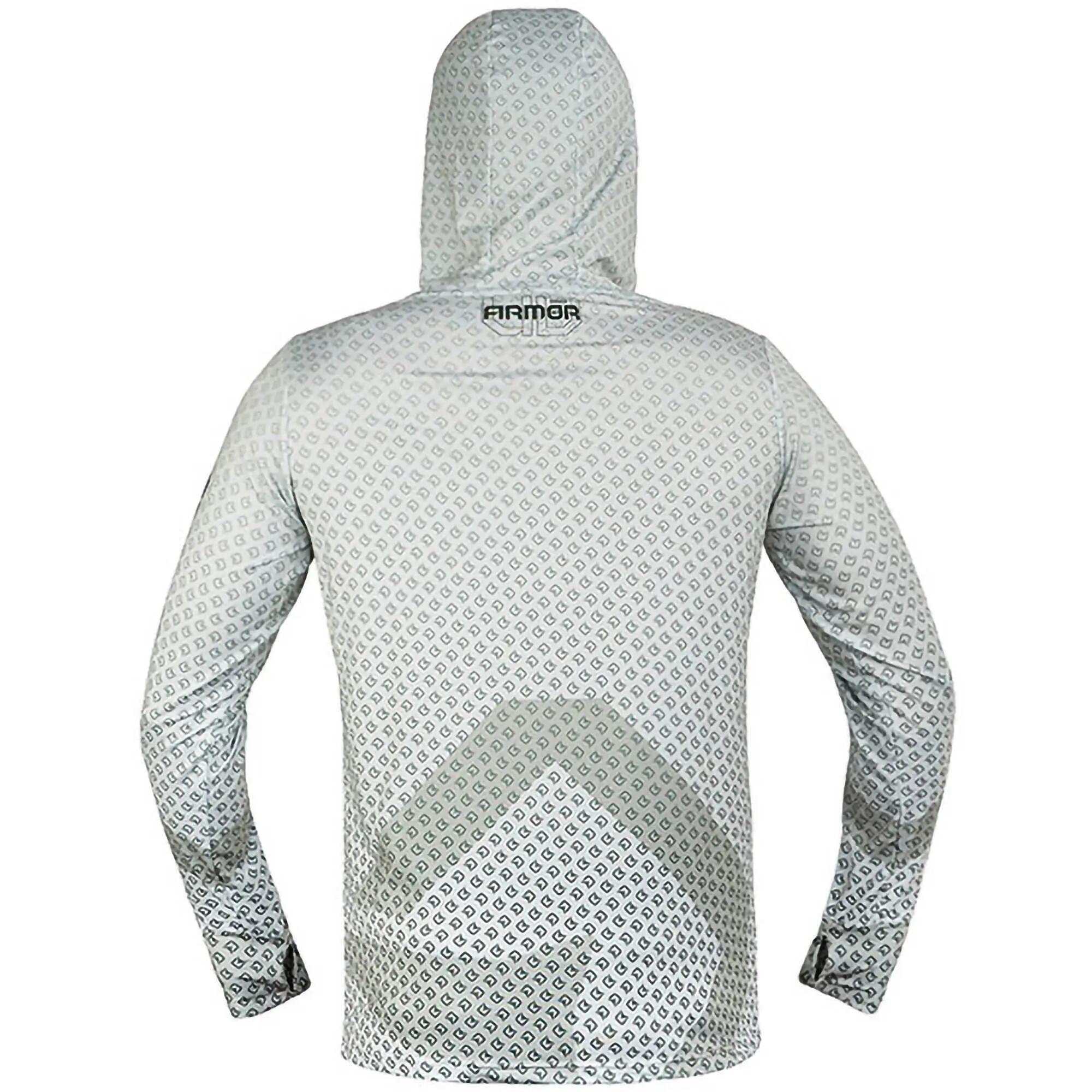 Sweatshirt avec une capuche UV ARMOR 50+ | Olive (XXL) 5/7