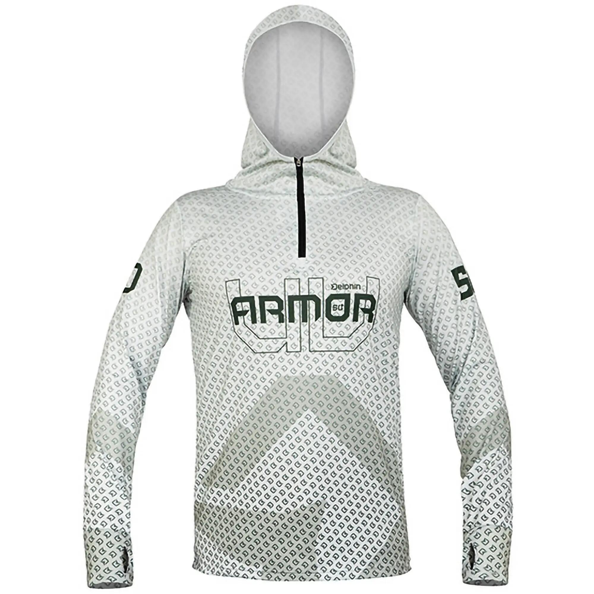 Sweatshirt avec une capuche UV ARMOR 50+ | Olive (XXL) 3/7