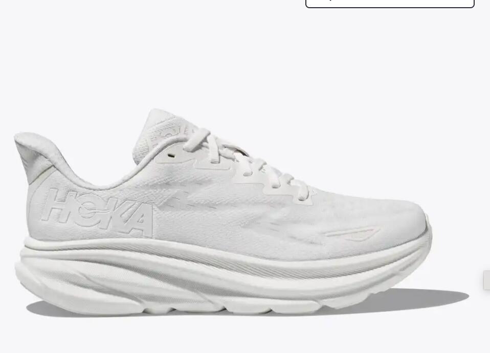 Hoka One One Clifton 9 White 1/5