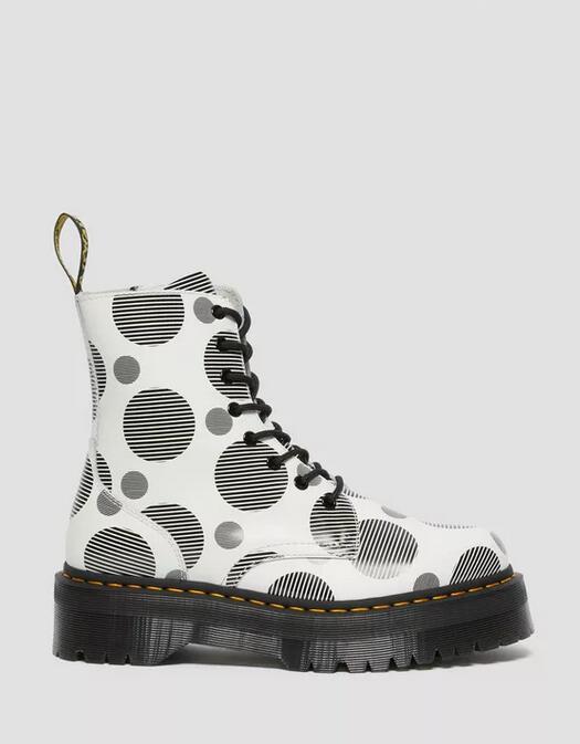 MARTES DR MARTENS JADON POLKA DONNA BLACK