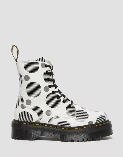 DR MARTENS JADON POLKA DONNA BLACK